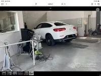 Usata Mercedes GLC250 Premium 204 CV (150 kW) 2018 Bianco Coupé
