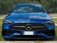 Usata Mercedes C300e AMG Line Premium 204 CV (150 kW) 2023 Blu/azzurro Berlina