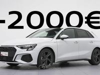 Usata Audi A3 S-Line 150 CV (110 kW) 2023 Bianco ghiaccio metallizzato Berlina