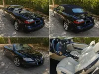 Usata Saab 9-3 Cabriolet Aero 210 CV (154 kW) 2004 Nero Cabrio