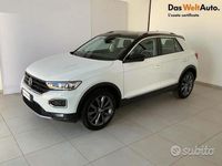Usata VW T-Roc Advance 150 CV (110 kW) 2019 Bianco SUV