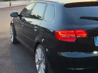 Usata Audi A3 Sportback S-Line 140 CV (102 kW) 2012 Nero Utilitaria