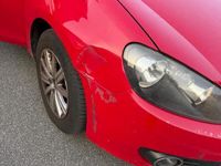Usata VW Golf VI 105 CV (77 kW) 2012 Rosso Utilitaria