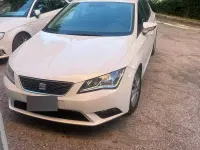 Usata Seat Leon 110 CV (80 kW) 2014 Bianco Berlina