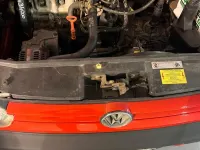 Usata VW Golf Cabriolet 101 CV (74 kW) 1995 Rosso Cabrio
