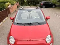 Usata Fiat 500C Lounge 69 CV (50 kW) 2012 Rosso Cabrio