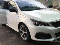 Usata Peugeot 308 GT-line 120 CV (88 kW) 2017 Bianco Berlina