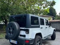 Usata Jeep Wrangler Unlimited Sahara 200 CV (147 kW) 2015 Bianco SUV