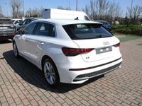 Usata Audi A3 Advanced 116 CV (85 kW) 2024 Bianco Berlina