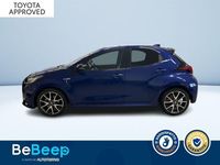 Usata Toyota Yaris Hybrid Lounge 115 CV (84 kW) 2021 Blu metallizzato Berlina