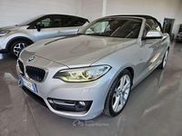 Usata BMW 220 Sport Line 190 CV (139 kW) 2017 Argento Cabrio
