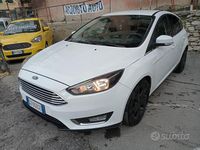 Usata Ford Focus Titanium 120 CV (88 kW) 2017 Bianco Berlina