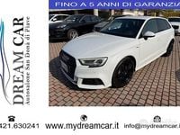 Usata Audi A3 S-Line 163 CV (119 kW) 2019 Bianco Berlina