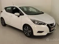 Usata Nissan Micra Acenta 71 CV (52 kW) 2017 Bianco Utilitaria