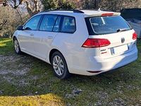 Usata VW Golf VII 110 CV (80 kW) 2017 Bianco Station wagon