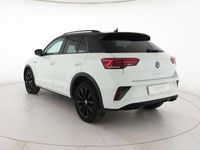 Usata VW T-Roc R-line 110 CV (80 kW) 2022 Pure white nero SUV