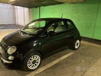 Usata Fiat 500 Lounge 69 CV (50 kW) 2014 Nero Utilitaria
