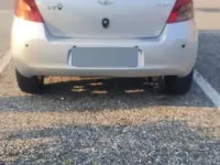 Usata Toyota Yaris 69 CV (50 kW) 2008 Grigio Utilitaria