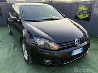 Usata VW Golf VI Highline 122 CV (89 kW) 2010 Nero Utilitaria