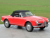 Usata Alfa Romeo Giulia Veloce 112 CV (82 kW) 1965 Rosso Cabrio