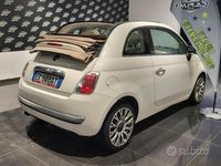Usata Fiat 500C Lounge 95 CV (69 kW) 2012 Bianco Cabrio