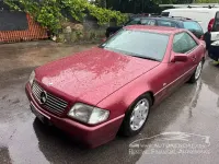 Usata Mercedes SL500 333 CV (244 kW) 1992 Rosso Cabrio