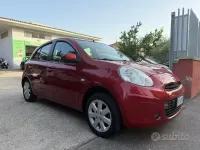 Usata Nissan Micra Visia 80 CV (58 kW) 2011 Rosso Utilitaria