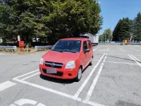 Usata Opel Agila 60 CV (44 kW) 2004 Rosso Monovolume