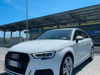 Usata Audi A3 S-Line 150 CV (110 kW) 2019 Bianco Berlina