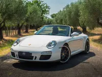 Usata Porsche 997 408 CV (300 kW) 2011 B4 bianco carrara Cabrio