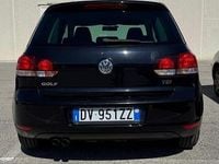 Usata VW Golf VI Highline 122 CV (89 kW) 2009 Nero Utilitaria