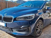 Usata BMW 218 Gran Tourer Sport Line 150 CV (110 kW) 2018 Blu/azzurro Monovolume