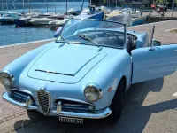 Usata Alfa Romeo Giulia Spider 92 CV (67 kW) 1963 Blu/azzurro Cabrio