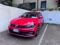 Usata VW Polo R-line 95 CV (69 kW) 2019 Rosso Berlina