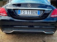 Usata Mercedes C220 194 CV (142 kW) 2018 Nero Berlina