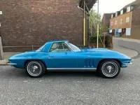 Usata Chevrolet Corvette Stingray 349 CV (256 kW) 1966 Blu Cabrio