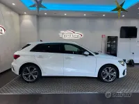 Usata Audi A3 S-Line 150 CV (110 kW) 2021 Bianco Berlina