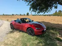 Usata Mazda MX5 Exceed 131 CV (96 kW) 2017 Rosso Cabrio