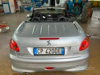 Usata Peugeot 206 CC 109 CV (80 kW) 2004 Grigio Cabrio