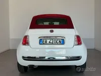 Usata Fiat 500C 69 CV (50 kW) 2013 Bianco Cabrio
