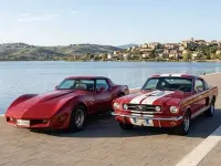 Usata Ford Mustang Fastback 340 CV (250 kW) 1965 Rosso Coupé