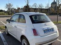 Usata Fiat 500 Lounge 69 CV (50 kW) 2010 Bianco Utilitaria