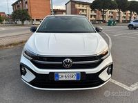 Usata VW Taigo R-line 110 CV (80 kW) 2022 Bianco SUV