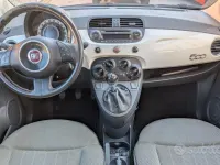 Usata Fiat 500 Lounge 69 CV (50 kW) 2009 Bianco Cabrio