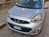 Usata Nissan Micra Acenta 80 CV (58 kW) 2013 Argento Utilitaria