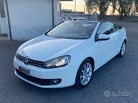 Usata VW Golf Cabriolet Highline 140 CV (102 kW) 2012 Bianco Cabrio