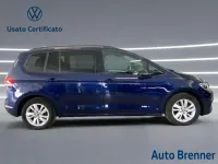 Usata VW Touran Business 122 CV (89 kW) 2021 Blu atlantic met Monovolume