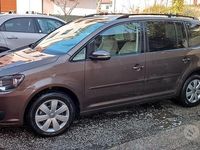 Usata VW Touran Comfortline 105 CV (77 kW) 2015 Marrone Monovolume