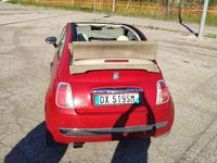 Usata Fiat 500C Lounge 69 CV (50 kW) 2009 Rosso Cabrio