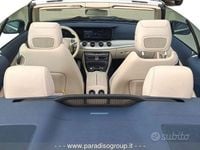 Usata Mercedes E220 Premium Plus 194 CV (142 kW) 2018 Blu/azzurro Cabrio